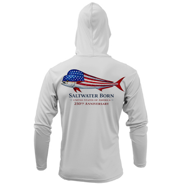 250th Anniversary Action Mahi Men's Long Sleeve UPF 50+ Dry-Fit Hoodie