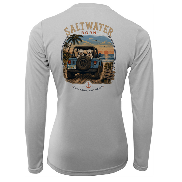 Saltwater Born Labs Women's Long Sleeve UPF 50+ Dry-Fit Shirt