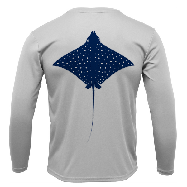 USA Eagle Ray Men's Long Sleeve UPF 50+ Dry-Fit Shirt
