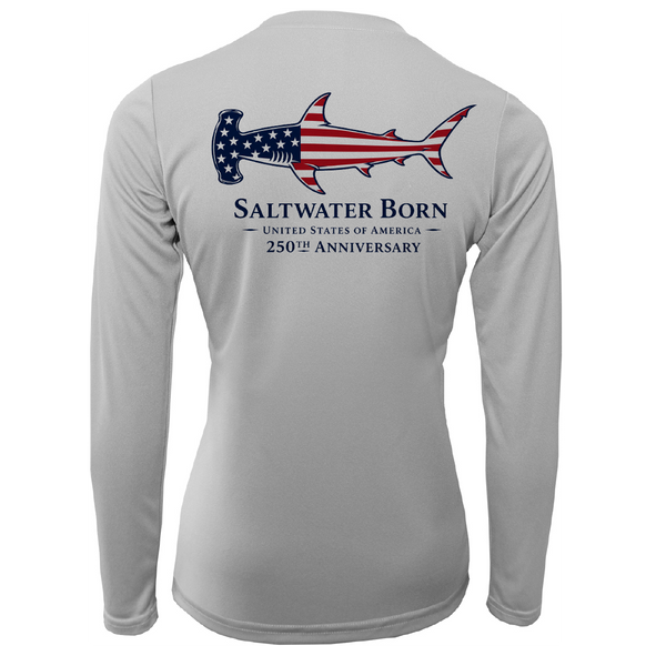 250th Anniversary Hammerhead Women's Long Sleeve UPF 50+ Dry-Fit Shirt