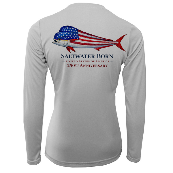 250th Anniversary Action Mahi Women's Long Sleeve UPF 50+ Dry-Fit Shirt