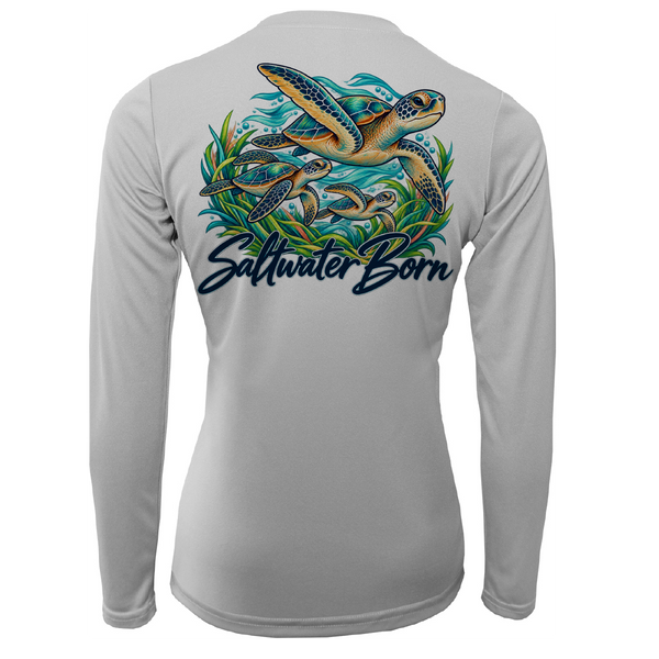 Saltwater Born Together in the Tide Women's Long Sleeve UPF 50+ Dry-Fit Shirt