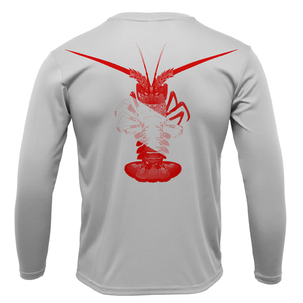 Florida Keys Scuba Lobster Men's Long Sleeve UPF 50+ Dry-Fit Shirt