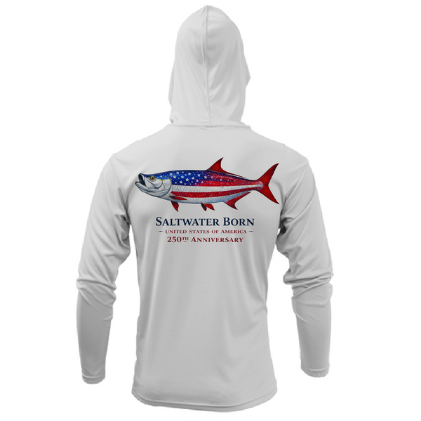 250th Action Tarpon Boy's Long Sleeve UPF 50+ Dry-Fit Hoodie