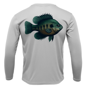 Florida Freshwater Born Bluegill Men's Long Sleeve UPF 50+ Dry-Fit Shirt