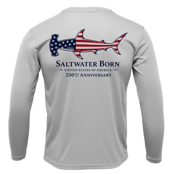 250th Anniversary Hammerhead Men's Long Sleeve UPF 50+ Dry-Fit Shirt