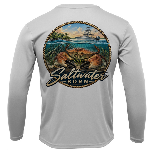 Stone Crab Coast Boy's Long Sleeve UPF 50+ Dry-Fit Shirt