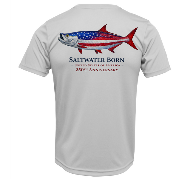 250th Anniversary Action Tarpon Men's Short Sleeve UPF 50+ Dry-Fit Shirt