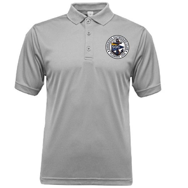 Sarasota Outboard Club Classic Men's UPF 50+ Dry-Fit Polo