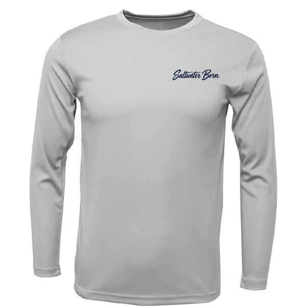 Long Island, NY Saltwater Born Beach Truck Men's Long Sleeve UPF 50+ Dry-Fit Shirt