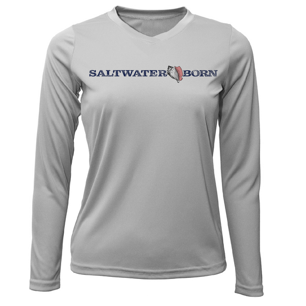 Saltwater Born Together in the Tide Women's Long Sleeve UPF 50+ Dry-Fit Shirt