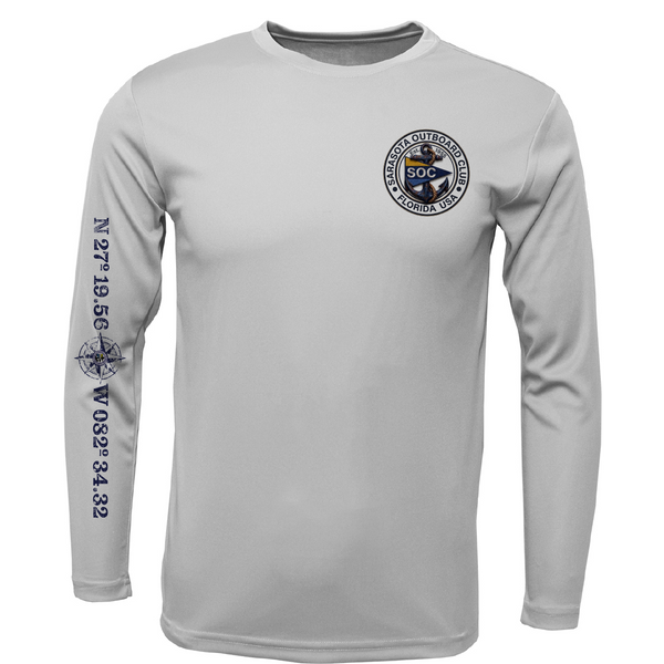 Sarasota Outboard Club Classic Men's Long Sleeve UPF 50+ Dry-Fit Shirt