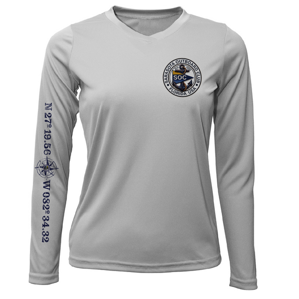 Sarasota Outboard Club Classic Women's Long Sleeve UPF 50+ Dry-Fit Shirt