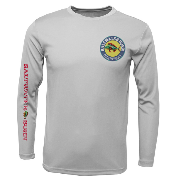 Christmas Mahi Men's Long Sleeve UPF 50+ Dry-Fit Shirt