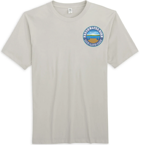 Freshwater Born- Heartland Heritage Men's Cotton Tee