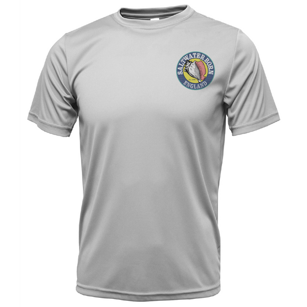 Saltwater Born Brighton, England Palace Pier Men's Short Sleeve UPF 50+ Dry-Fit Shirt