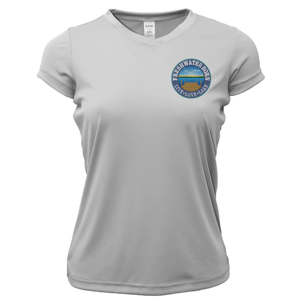 Freshwater Born Marsh Born Women's Short Sleeve UPF 50+ Dry-Fit Shirt