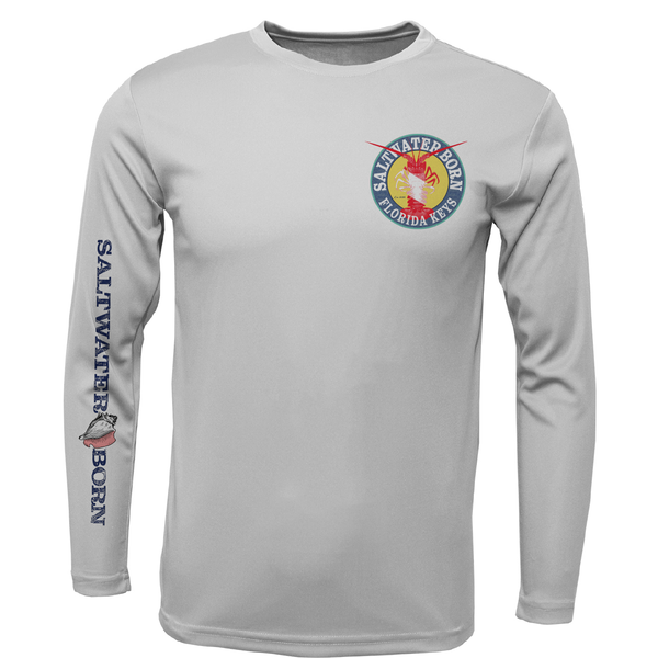 Florida Keys Scuba Lobster Men's Long Sleeve UPF 50+ Dry-Fit Shirt