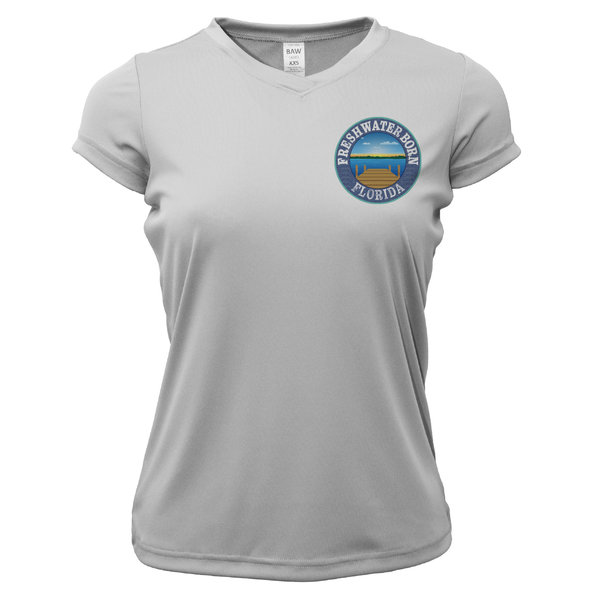 Florida Freshwater Born Bluegill Women's Short Sleeve UPF 50+ Dry-Fit Shirt