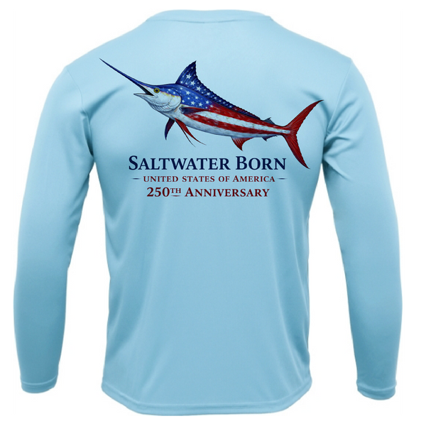 250th Anniversary Action Marlin Men's Long Sleeve UPF 50+ Dry-Fit Shirt