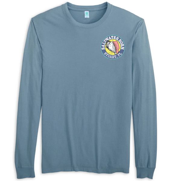 Stuart, FL Coastal Crossing Men's Cotton Long Sleeve Shirt