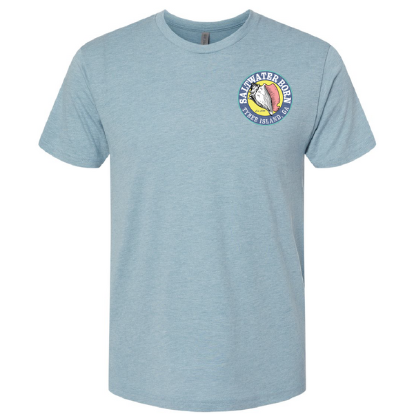 Tybee Island, GA Chasing Waves Men's Soft Tee