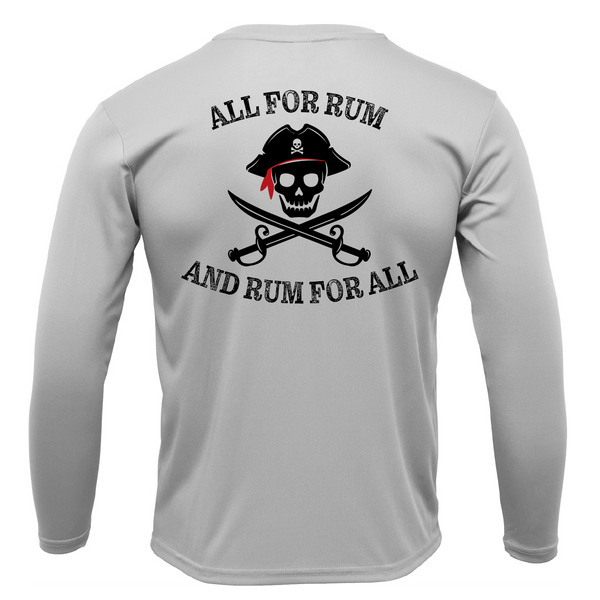 Camisa de manga larga con ajuste seco UPF 50+ "All For Rum and Rum For All" de Texas Freshwater Born