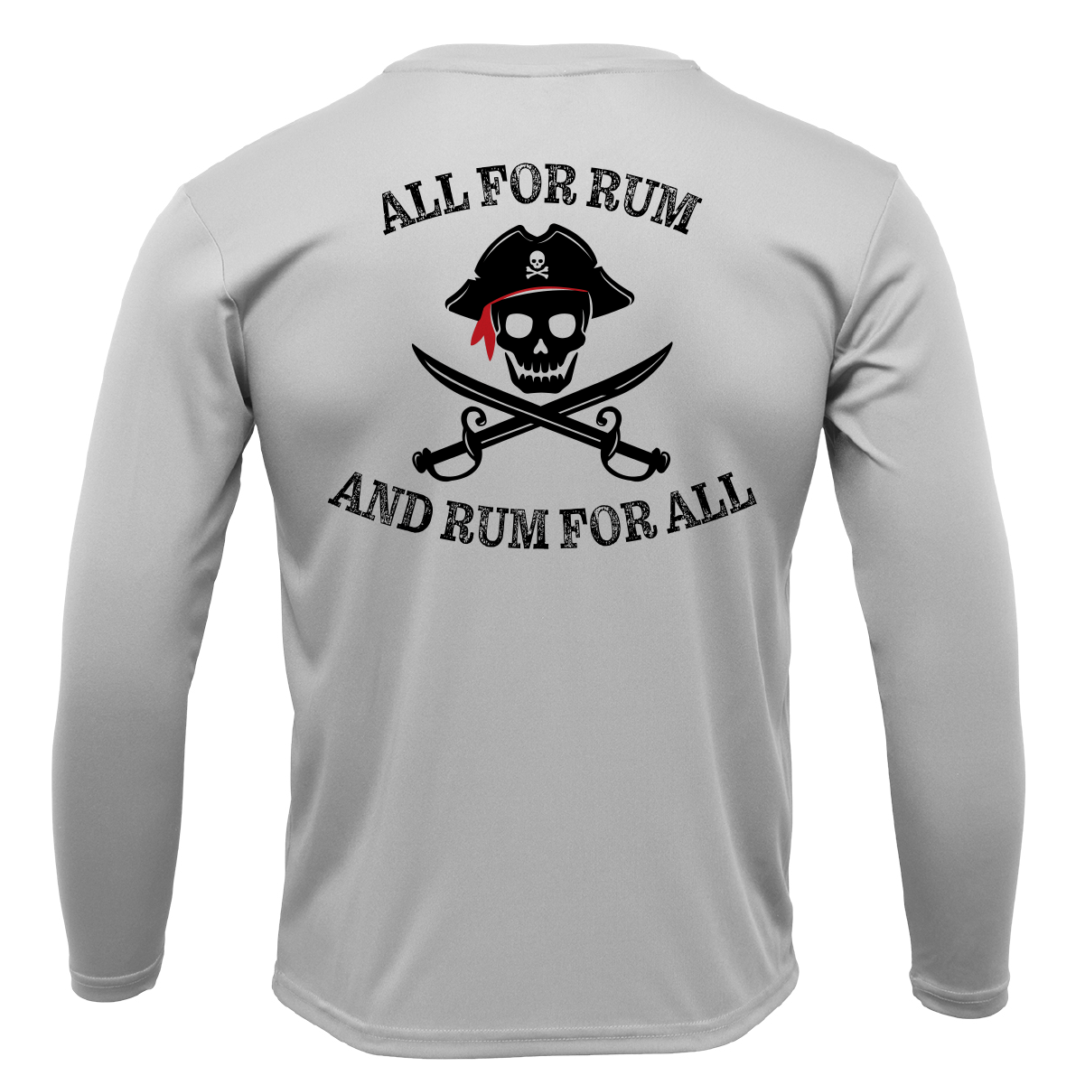Florida Freshwater Born "All For Rum and Rum For All" Camisa de manga larga para niño UPF 50+ Dry-Fit