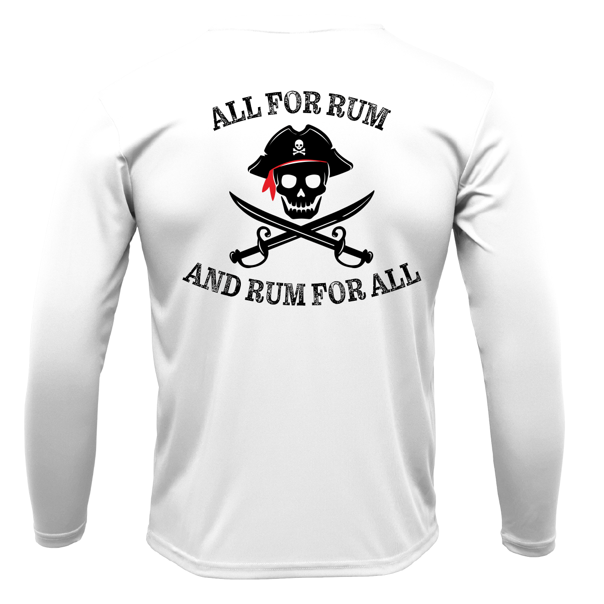 Texas Freshwater Born "All For Rum and Rum For All" Boy's Long Sleeve UPF 50+ Dry-Fit Shirt