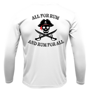 Melbourne, Australia "All for Rum and Rum For All" Long Sleeve UPF 50+ Dry-Fit Shirt