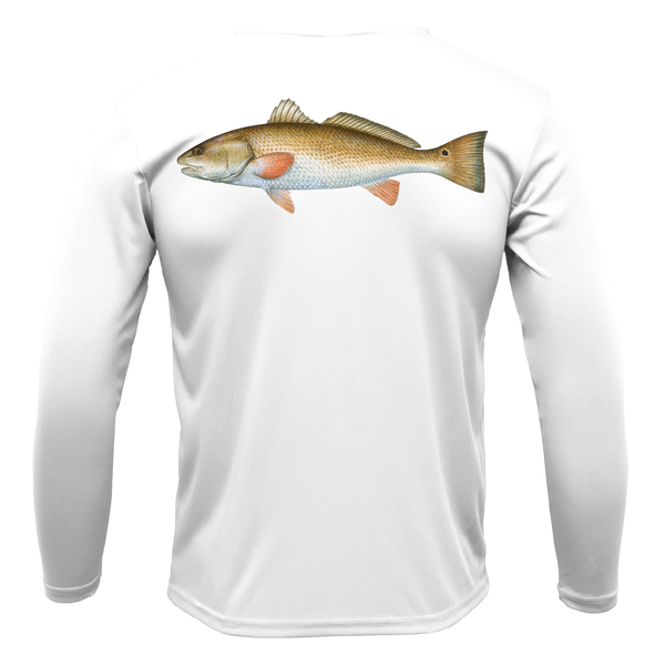 Tampa, FL Redfish Long Sleeve UPF 50+ Dry-Fit Shirt