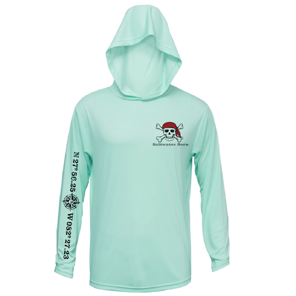 Saltwater Born "Women Want Me, Fish Fear Me" Men's Long Sleeve UPF 50+ Dry-Fit Hoodie