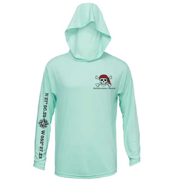 Saltwater Born "All for Rum and Rum for All" Long Sleeve UPF 50+ Dry-Fit Hoodie
