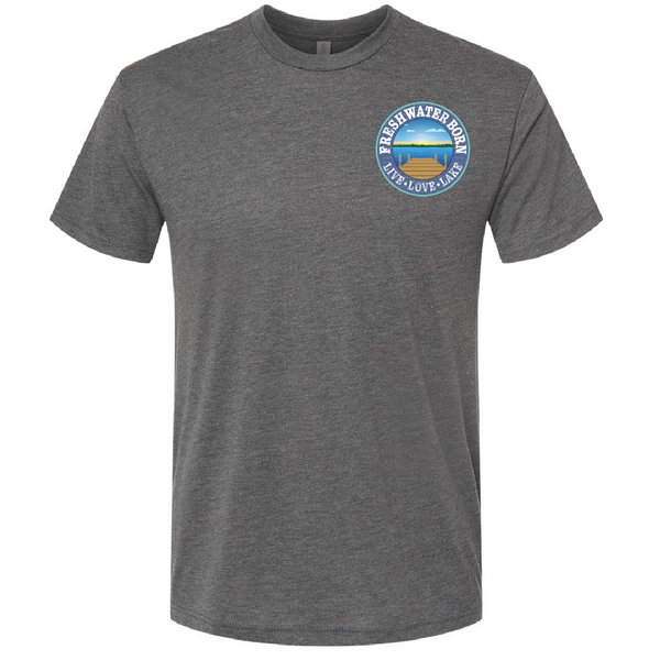 Freshwater Born- Heartland Heritage Men's Triblend Tee