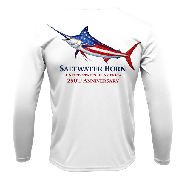 250th Anniversary Action Marlin Men's Long Sleeve UPF 50+ Dry-Fit Shirt