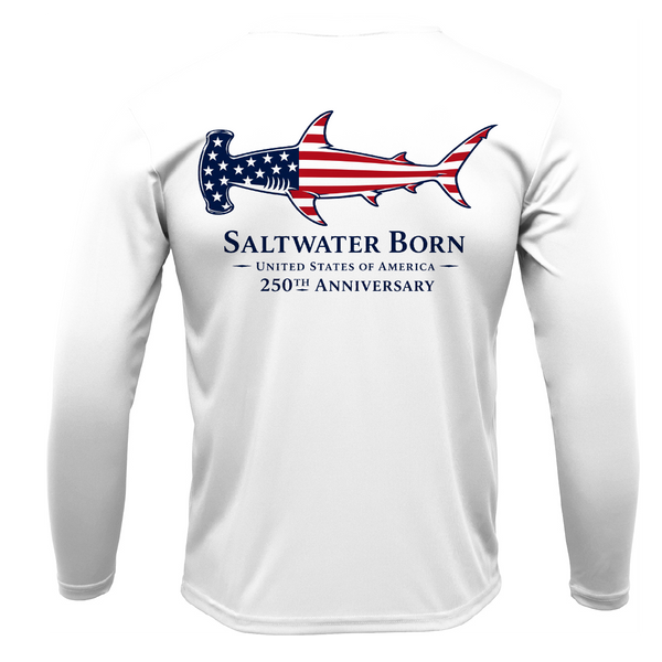 250th Anniversary Hammerhead Men's Long Sleeve UPF 50+ Dry-Fit Shirt