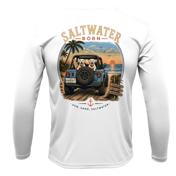 Saltwater Born Labs Men's Long Sleeve UPF 50+ Dry-Fit Shirt