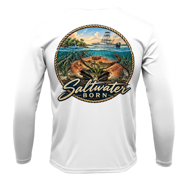 Stone Crab Coast Boy's Long Sleeve UPF 50+ Dry-Fit Shirt