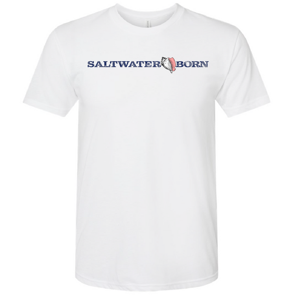 Saltwater Born Outer Banks, NC Lighthouse Triblend Tee