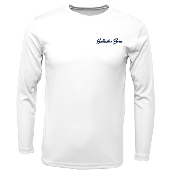 Long Island, NY Saltwater Born Beach Truck Men's Long Sleeve UPF 50+ Dry-Fit Shirt