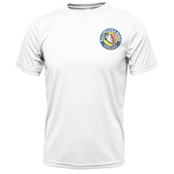 Saltwater Born Brighton, England Palace Pier Men's Short Sleeve UPF 50+ Dry-Fit Shirt
