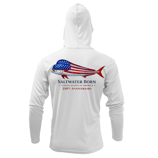 250th Anniversary Action Mahi Men's Long Sleeve UPF 50+ Dry-Fit Hoodie