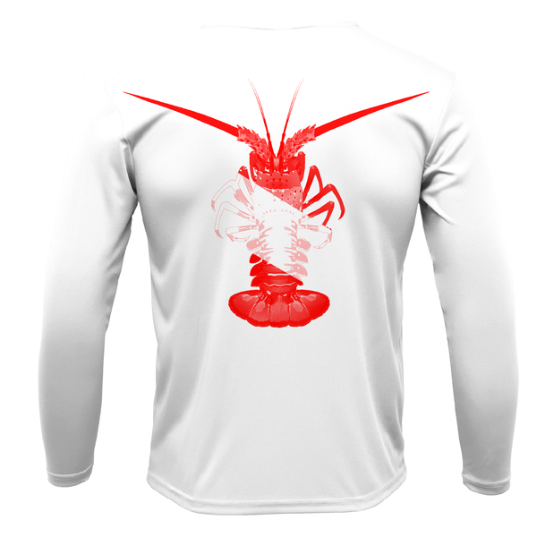 Florida Keys Scuba Lobster Men's Long Sleeve UPF 50+ Dry-Fit Shirt