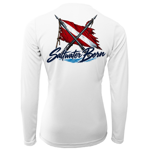 Saltwater Born Spear Life Women's Long Sleeve UPF 50+ Dry-Fit Shirt