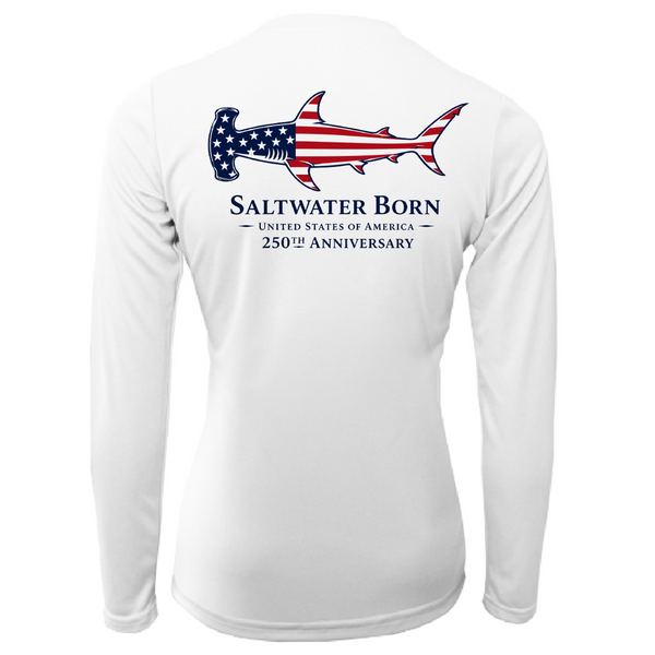 250th Anniversary Hammerhead Women's Long Sleeve UPF 50+ Dry-Fit Shirt