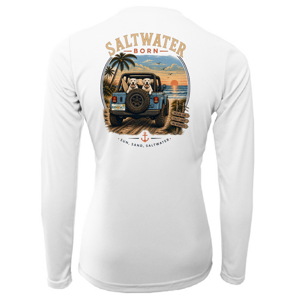 Saltwater Born Labs Women's Long Sleeve UPF 50+ Dry-Fit Shirt