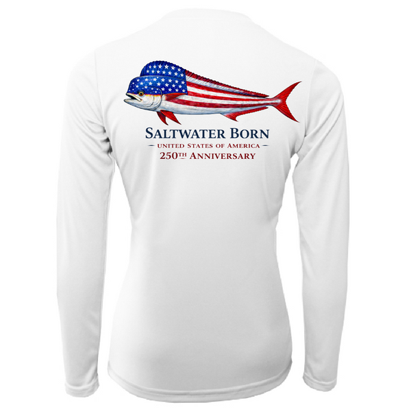 250th Anniversary Action Mahi Women's Long Sleeve UPF 50+ Dry-Fit Shirt