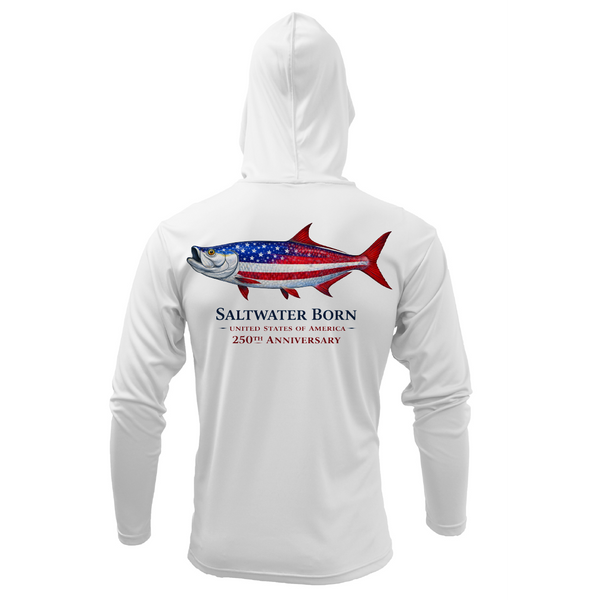 250th Anniversary Action Tarpon Men's Long Sleeve UPF 50+ Dry-Fit Hoodie