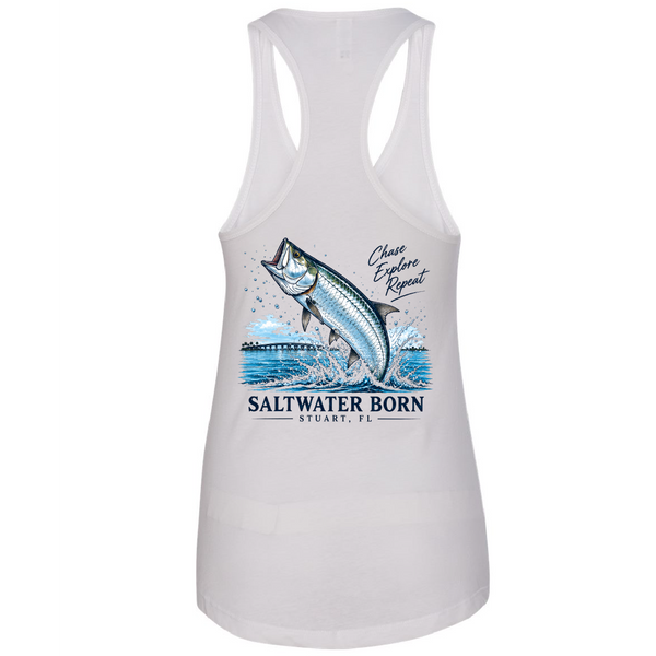 Stuart, FL Tarpon Run Women's Tank Top