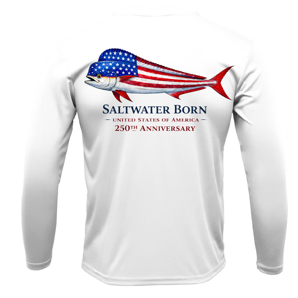 250th Anniversary Action Mahi Men's Long Sleeve UPF 50+ Dry-Fit Shirt